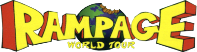 Rampage World Tour logo for Nintendo 64